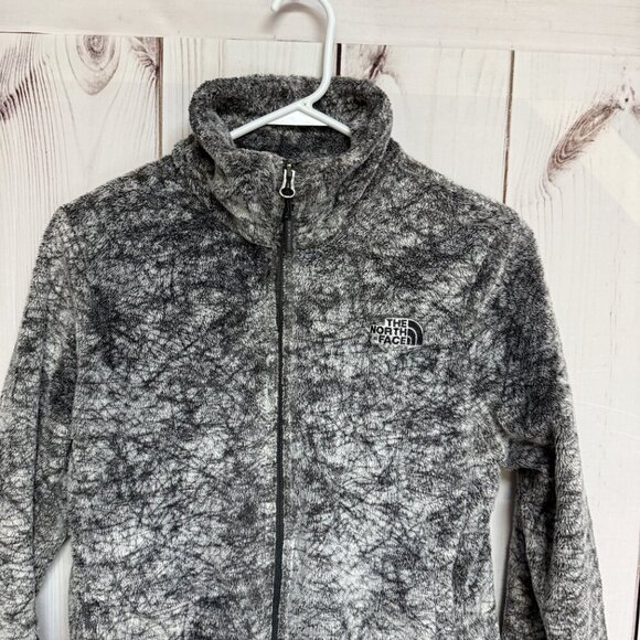 The North Face Osito Fleece Jacket Women’s Medium Gray Ice-Dye EUC - Picture 2 of 10